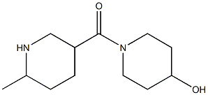 1-[(6-methylpiperidin-3-yl)carbonyl]piperidin-4-ol Struktur