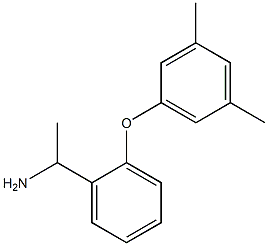 1-[2-(3,5-dimethylphenoxy)phenyl]ethan-1-amine Struktur