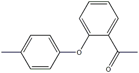 1-[2-(4-methylphenoxy)phenyl]ethan-1-one Struktur