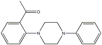 1-[2-(4-phenylpiperazin-1-yl)phenyl]ethan-1-one Struktur