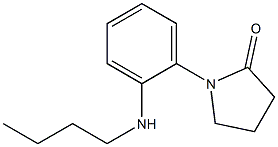 1-[2-(butylamino)phenyl]pyrrolidin-2-one Struktur