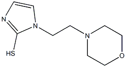 1-[2-(morpholin-4-yl)ethyl]-1H-imidazole-2-thiol Struktur