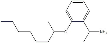 1-[2-(octan-2-yloxy)phenyl]ethan-1-amine Struktur