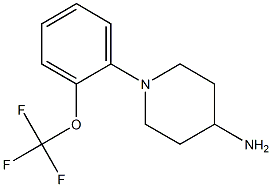 1-[2-(trifluoromethoxy)phenyl]piperidin-4-amine Struktur