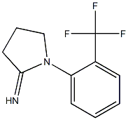 1-[2-(trifluoromethyl)phenyl]pyrrolidin-2-imine Struktur