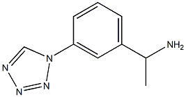 1-[3-(1H-tetrazol-1-yl)phenyl]ethanamine Struktur