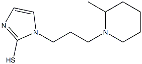 1-[3-(2-methylpiperidin-1-yl)propyl]-1H-imidazole-2-thiol Struktur