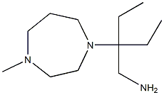 1-[3-(aminomethyl)pentan-3-yl]-4-methyl-1,4-diazepane Struktur