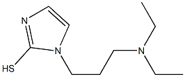 1-[3-(diethylamino)propyl]-1H-imidazole-2-thiol Struktur