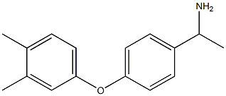 1-[4-(3,4-dimethylphenoxy)phenyl]ethan-1-amine Struktur