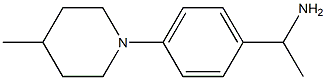 1-[4-(4-methylpiperidin-1-yl)phenyl]ethan-1-amine Struktur