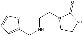 1-{2-[(furan-2-ylmethyl)amino]ethyl}imidazolidin-2-one Struktur