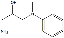 1-amino-3-[methyl(phenyl)amino]propan-2-ol Struktur