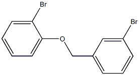 1-bromo-2-[(3-bromophenyl)methoxy]benzene Struktur