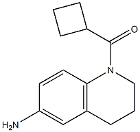 1-cyclobutanecarbonyl-1,2,3,4-tetrahydroquinolin-6-amine Struktur