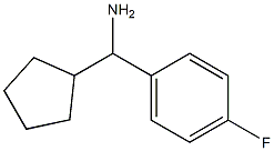 1-cyclopentyl-1-(4-fluorophenyl)methanamine Struktur