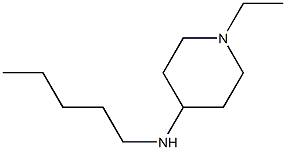 1-ethyl-N-pentylpiperidin-4-amine Struktur