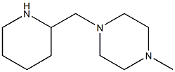 1-methyl-4-(piperidin-2-ylmethyl)piperazine Struktur