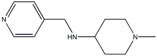 1-methyl-N-(pyridin-4-ylmethyl)piperidin-4-amine Struktur