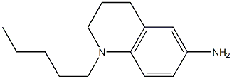 1-pentyl-1,2,3,4-tetrahydroquinolin-6-amine Struktur