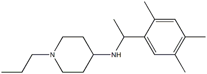 1-propyl-N-[1-(2,4,5-trimethylphenyl)ethyl]piperidin-4-amine Struktur