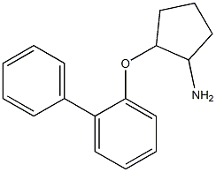 2-(1,1'-biphenyl-2-yloxy)cyclopentanamine Struktur