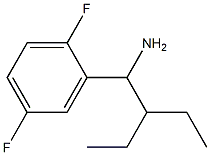 2-(1-amino-2-ethylbutyl)-1,4-difluorobenzene Struktur