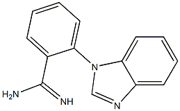 2-(1H-1,3-benzodiazol-1-yl)benzene-1-carboximidamide Struktur