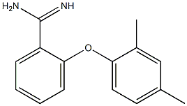 2-(2,4-dimethylphenoxy)benzene-1-carboximidamide Struktur