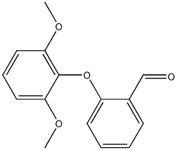 2-(2,6-dimethoxyphenoxy)benzaldehyde Struktur