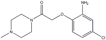 2-(2-amino-4-chlorophenoxy)-1-(4-methylpiperazin-1-yl)ethan-1-one Struktur