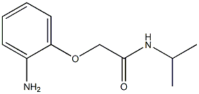 2-(2-aminophenoxy)-N-isopropylacetamide Struktur