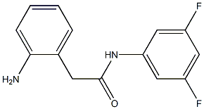 2-(2-aminophenyl)-N-(3,5-difluorophenyl)acetamide Struktur