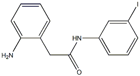 2-(2-aminophenyl)-N-(3-iodophenyl)acetamide Struktur