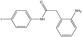 2-(2-aminophenyl)-N-(4-iodophenyl)acetamide Struktur