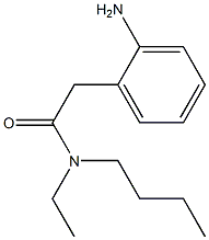 2-(2-aminophenyl)-N-butyl-N-ethylacetamide Struktur