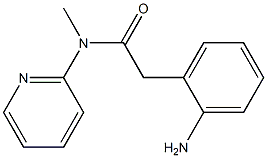 2-(2-aminophenyl)-N-methyl-N-(pyridin-2-yl)acetamide Struktur