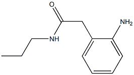 2-(2-aminophenyl)-N-propylacetamide Struktur