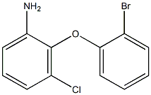 2-(2-bromophenoxy)-3-chloroaniline Struktur