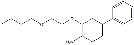 2-(2-butoxyethoxy)-4-phenylcyclohexan-1-amine Struktur