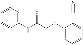 2-(2-cyanophenoxy)-N-phenylacetamide Struktur