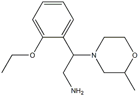 2-(2-ethoxyphenyl)-2-(2-methylmorpholin-4-yl)ethanamine Struktur