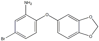 2-(2H-1,3-benzodioxol-5-yloxy)-5-bromoaniline Struktur