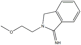 2-(2-methoxyethyl)-2,3-dihydro-1H-isoindol-1-imine Struktur