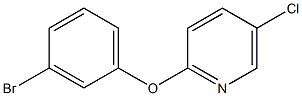 2-(3-bromophenoxy)-5-chloropyridine Struktur