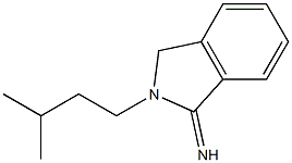 2-(3-methylbutyl)-2,3-dihydro-1H-isoindol-1-imine Struktur