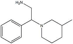 2-(3-methylpiperidin-1-yl)-2-phenylethan-1-amine Struktur