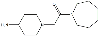 2-(4-aminopiperidin-1-yl)-1-(azepan-1-yl)ethan-1-one Struktur