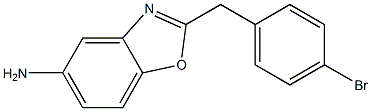 2-(4-bromobenzyl)-1,3-benzoxazol-5-amine Struktur