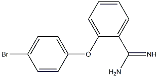 2-(4-bromophenoxy)benzene-1-carboximidamide Struktur